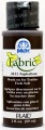 FolkArt ® Fabric™ Paint - Brush On - Asphaltum 2oz